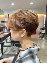 ヴィスト バイ レボ(VIST by REVO) ピンクベージュ/アンブレラカラー/クールショート/前髪/新松戸