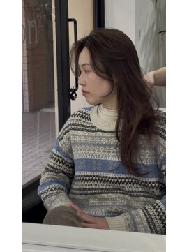 ミヨン 京都烏丸店(miyon) 【miyon】韓国レイヤーカット×暗髪カラー×髪質改善