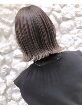 ソーエン バイ ヘッドライト 西葛西店(soen by HEADLIGHT) Moana西葛西＃ブリーチ無しダブルカラー＃ボブ