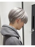 MEN’S/リバースセンターパート/ニュアンスパーマ/渋谷