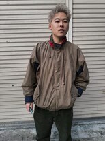ハイセンス(HISENSE)&nbsp;メンズカットハイトーンスパイキーショートベージュカラー【GIA