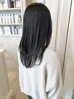 キャアリー(Caary) 福山市Caary暗髪透明感地毛風カラーストレートロングレイヤー