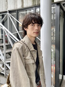 トーリ(TO/RE) ニュアンスパーマのウルフショート#メンズパーマ