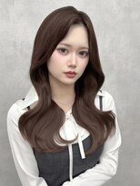 フウ(fuh) ダークブラウン/韓国くびれ巻