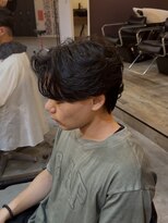 オーバーネオ 町田(OVER NEO) 【リヒト指名限定】曲がる縮毛矯正×センターパート