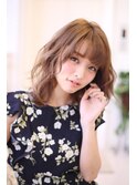 巻き髪大人ミディ