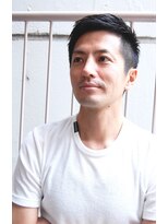 メリケンバーバーショップ コウベ(MERICAN BARBERSHOP KOBE)&nbsp;ビジネスサイドパートショートツーブロックテクノ#m361