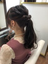 アムズヘアーファム&nbsp;オシャレポニーテールアレンジ