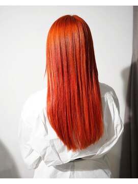 ザ オーダー(THE ORDER) トリートメントカラーで染めるハイトーンのオレンジカラー