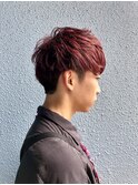 「NIKO」ボルドーショートマッシュ