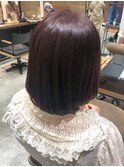 ボブ×ラベンダーピンク 正木ゆかり