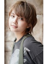 カライング(ing)&nbsp;大人可愛い20代30代40代黒髪前下がりショートボブ丸みショート◎