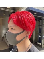 ギンザ ヘアー シロー(Ginza hair CIRO) 韓国ATEEZ風赤髪！