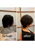 お客様ショートスタイルNO16