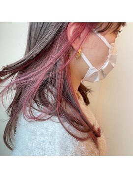 シュシュ(chouchou) ショコラグレージュといちごみるく/ベージュピンク