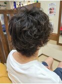 men's無造作パーマ