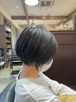 アドラーブル 女池店(adorable)&nbsp;【大人ショート】【アッシュグレー】【30代40代50代】