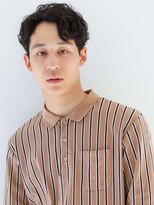 ガリカ シーム(Gallica/SEAM)&nbsp;【Gallica】メンズパーマ/ウェーブヘア/センターパート/モテ髪