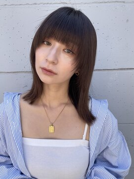 アローラ 三軒茶屋(Allora) 大人かわいい顔まわりレイヤーカット/セミウルフ/小顔ライン