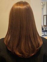 ウル 表参道(HOULe)&nbsp;バイカルテ レイヤー 髪質改善  ベージュ 酸熱トリートメント