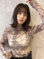 アース 三軒茶屋店(HAIR&MAKE EARTH) 三軒茶屋_レディース_セミロング_ブラウン_くびれ巻き_ブラウン