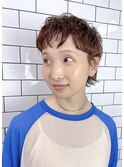 カジュアルショートパーマ