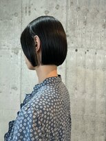 サクラ 岐阜(SAKURA)&nbsp;首が綺麗に見えるボブ　ミニボブ　切りっぱなしボブ　岐阜美容室