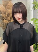 【GEEKS渋谷】ボブウルフ/冬カラー/顔周りレイヤー/ウルフカット