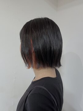 エニィ 池袋西口(Any) 黒髪/グレーベージュ/レイヤーロング/前髪パーマ/池袋