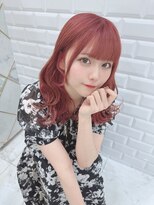 リルミー(Lilme) ストロベリーピンク×小顔になれる後れ毛 *Lilmeひめの*