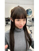 レノ(RENO)&nbsp;姫カット／ぱっつん前髪