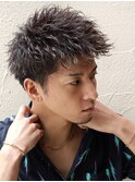 ツイストアップバングショート
