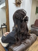 ラベル(Label)&nbsp;ハーフアップ×お団子