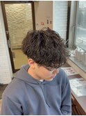 波巻きスパイラルパーマ
