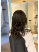 伸ばしかけにオススメ黒髪パーマ