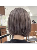 ハイライトバレイヤージュダブルカラーショートカット30代40代
