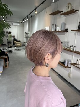 フロムドット(from.) ホワイトピンクベージュ