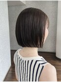 あごラインボブ / 切りっぱなしボブ