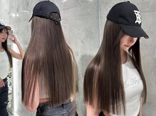 【クセが気になる方へ】Premium艶髪ストレート(縮毛矯正)+カット￥16900