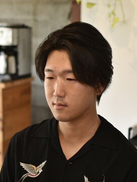 リム メンズヘア(LIM men's hair) 艶感毛流れセンターパート【メンズカット/倉敷/中島】