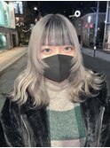 イメチェン/レッドブラウン/フルバング/似合わせカット/高円寺駅