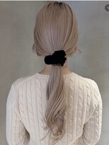 ペレ 梅田(PELE)&nbsp;くびれヘア/アプリコットオレンジ/夏のヘアアレンジ/梅田