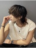 ハイライト/マッシュパーマ/ウルフ/アッシュブラック/八王子駅