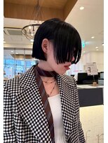 ソワンドゥブレスシエン 堀江店(soin de brace CIEN)&nbsp;モードボブ × 落ちる黒[堀江/髪質改善]