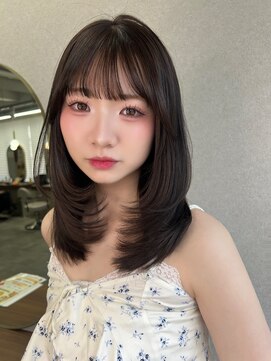 ボタン ハカタ(VOTAN hakata) 【前田七音】大人モテヘア/レイヤーカット/ミディアム