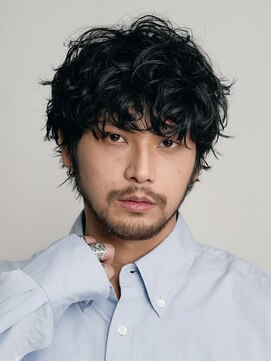 フィフス 原宿(fifth) 原宿シャドウパーマルーズパーマメンズカットラウンドマッシュ