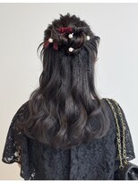 キイ ギンザ(k.e.y GINZA)&nbsp;ハーフアップ/ハーフアップアレンジ/早朝セット/銀座ヘアセット