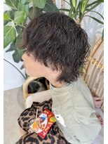ノド(nodo.) キッズマッシュウルフパーマ