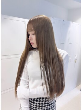 シェーン 仙台駅広瀬通店(schon) ちょうどいい可愛さ。中明度ミルクティーカラー