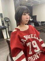 ヘアーサロン アウラ(hair salon aura) 【aura】マッシュウルフ/レイヤーカット/ベリーレッド